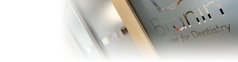 The office door at an angle