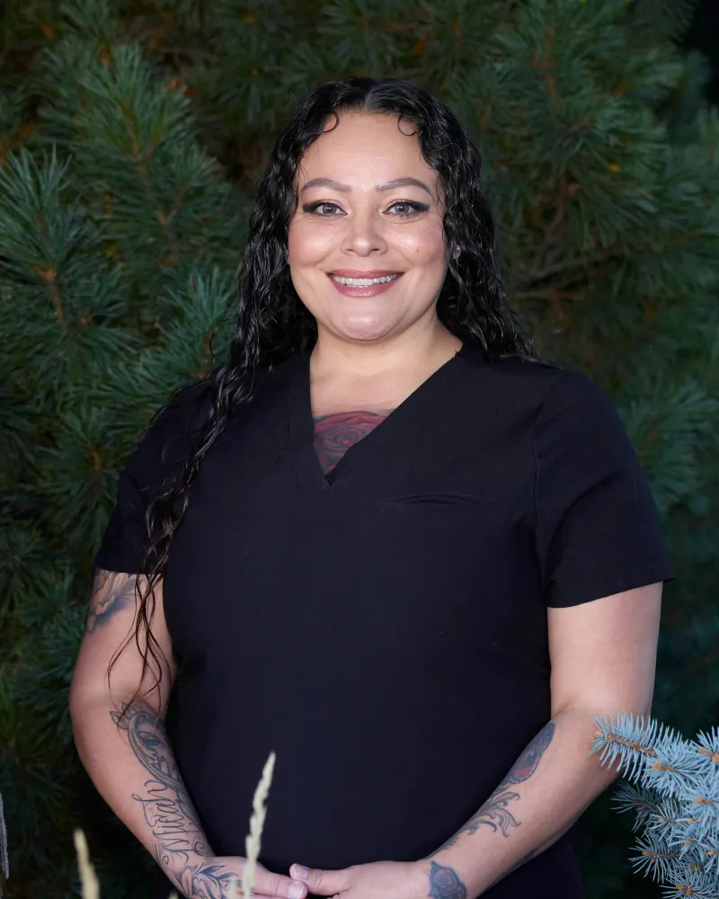 April Chapa smiling in photo