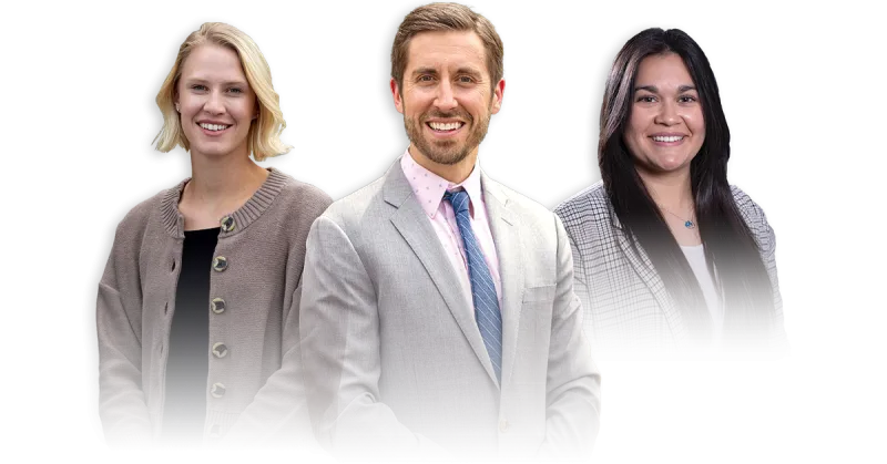 Dr. Darby Isaacson, Dr. Stefan Bergeron, and Dr. Dominique Rivera.