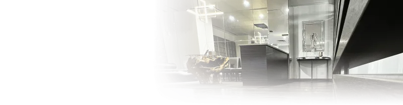 A worm's eye view of the lobby
