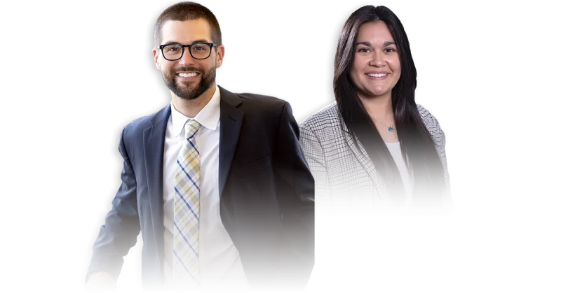 Dr. Adam Staffen and Dr. Dominique Rivera.